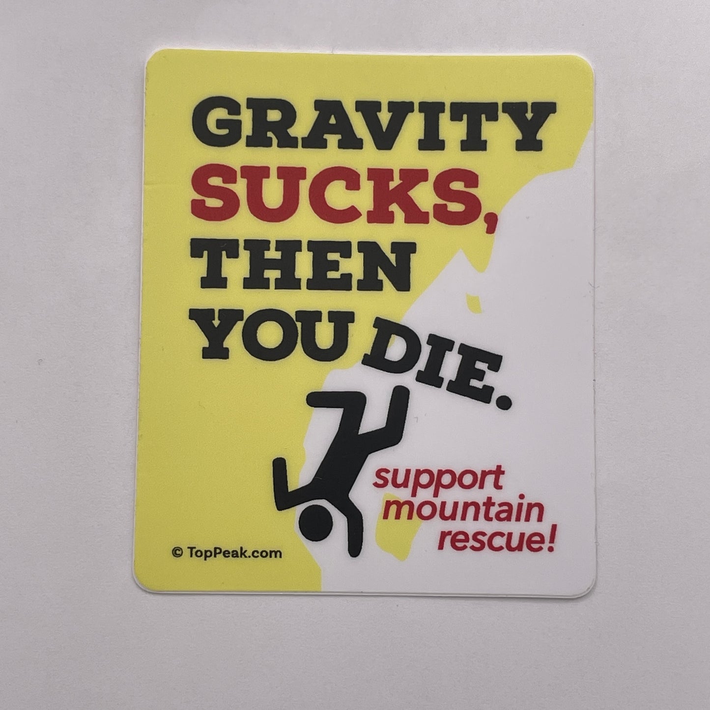 Gravity Sucks Sticker