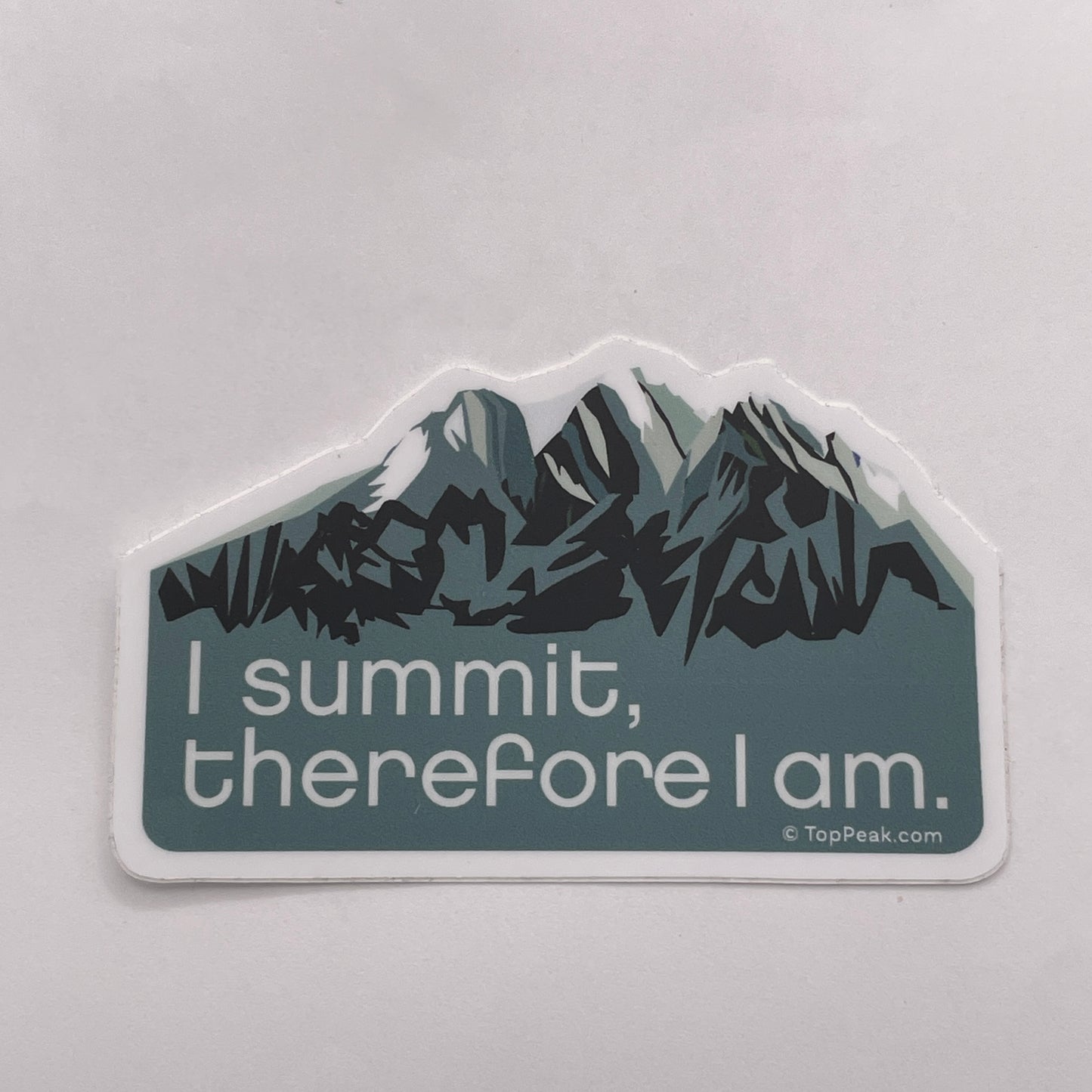 I Summit Therefore I Am Sticker