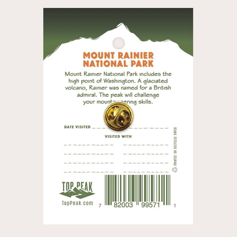 Mt. Rainier National Park Pin