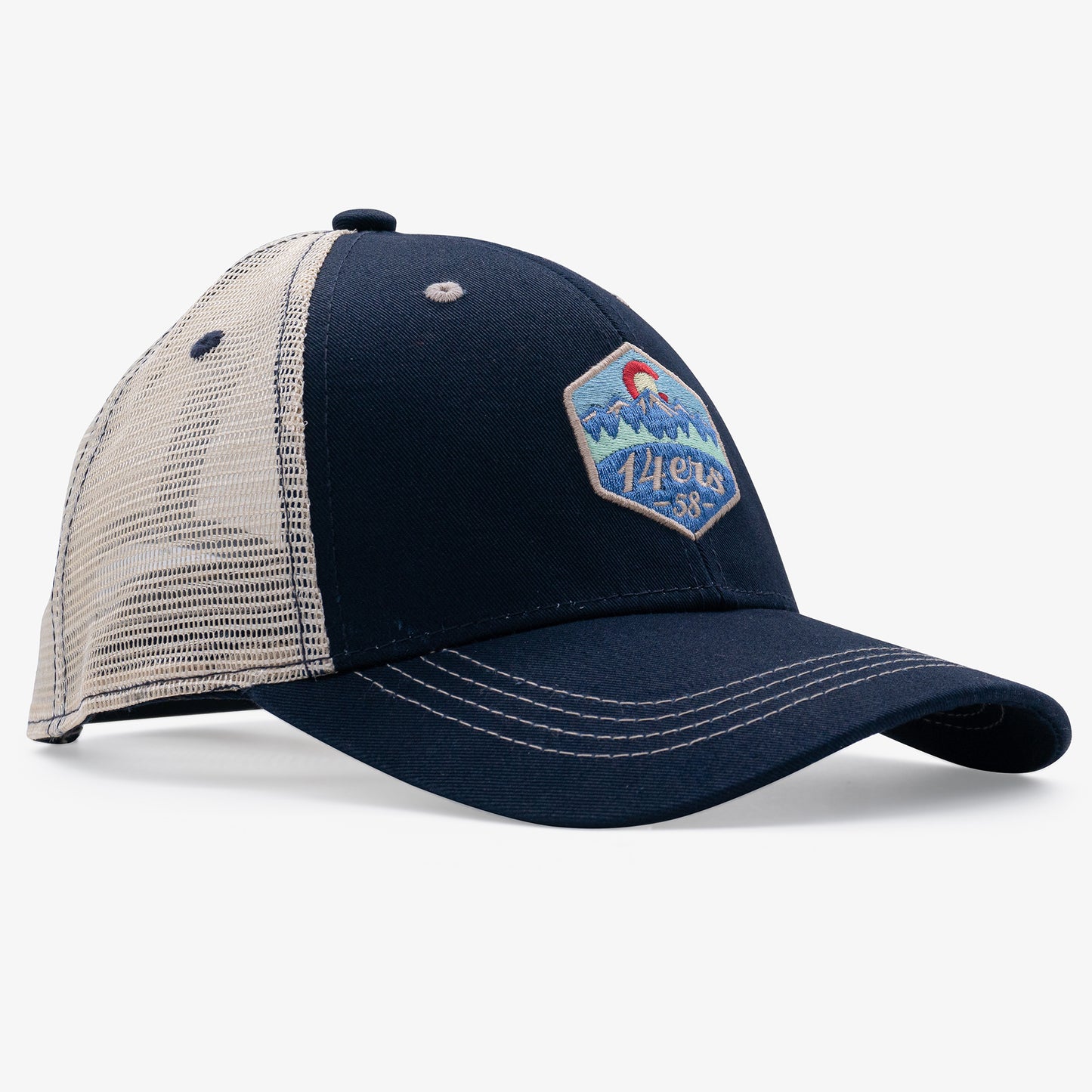 Colorado 14er Curved Trucker Hat