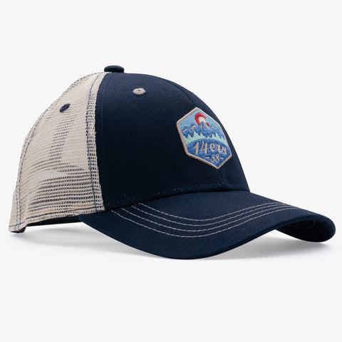 Image of Colorado 14er Curved Trucker Hat