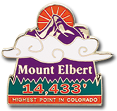 Mount Elbert Pin