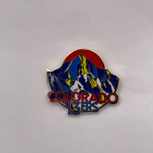 Colorado 13ers Pin
