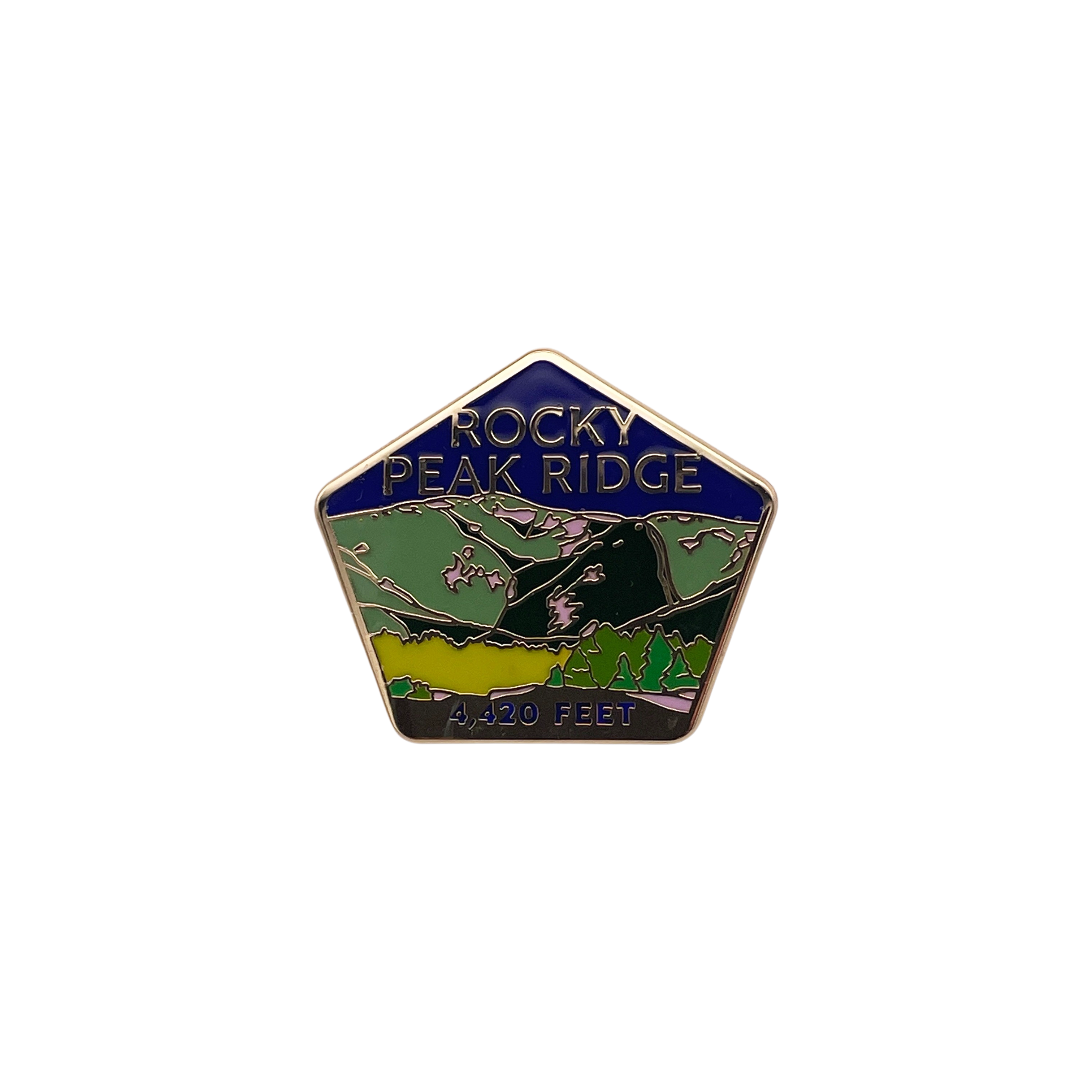 Oh Ridge Pin Rocky Peak Ridge Pin – Top Peak