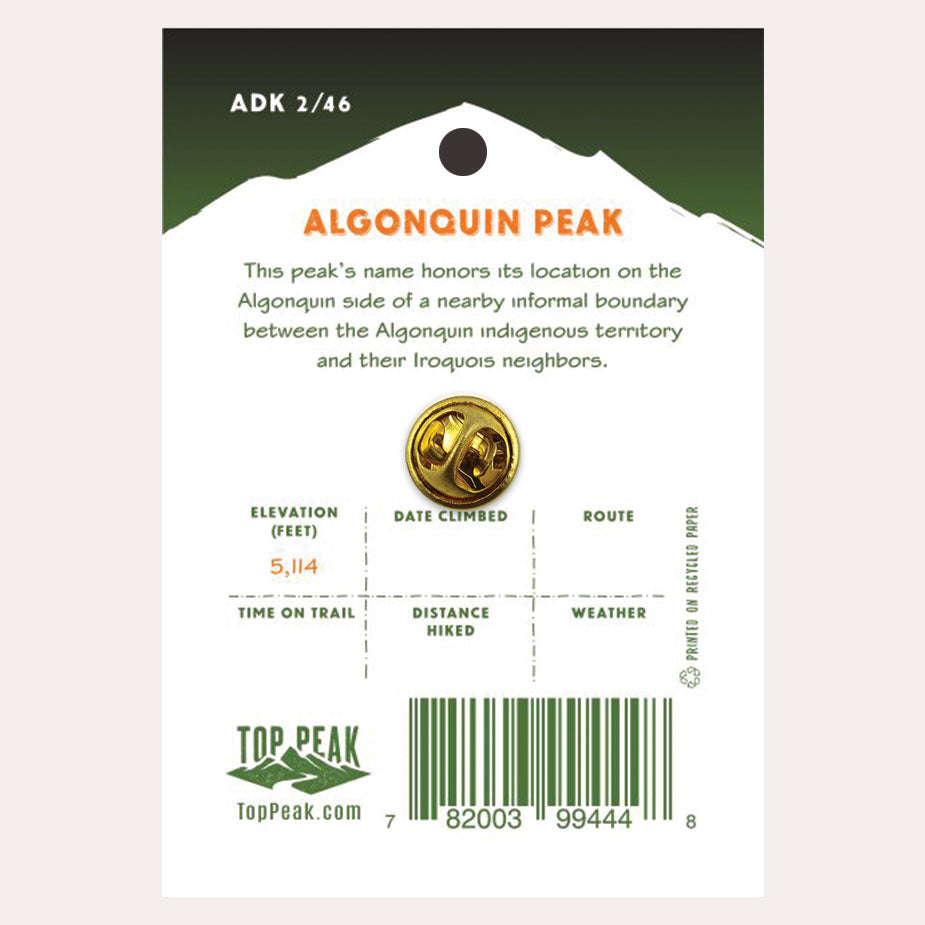 Algonquin Peak Pin