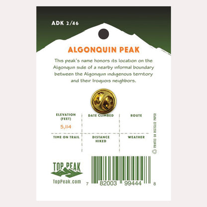 Algonquin Peak Pin