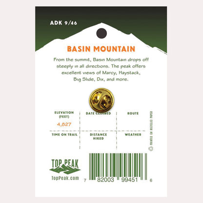 Basin Mountain Pin