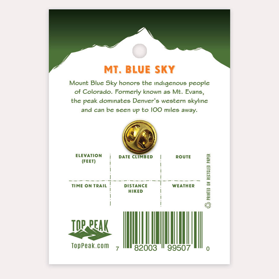 Blue Sky Pin