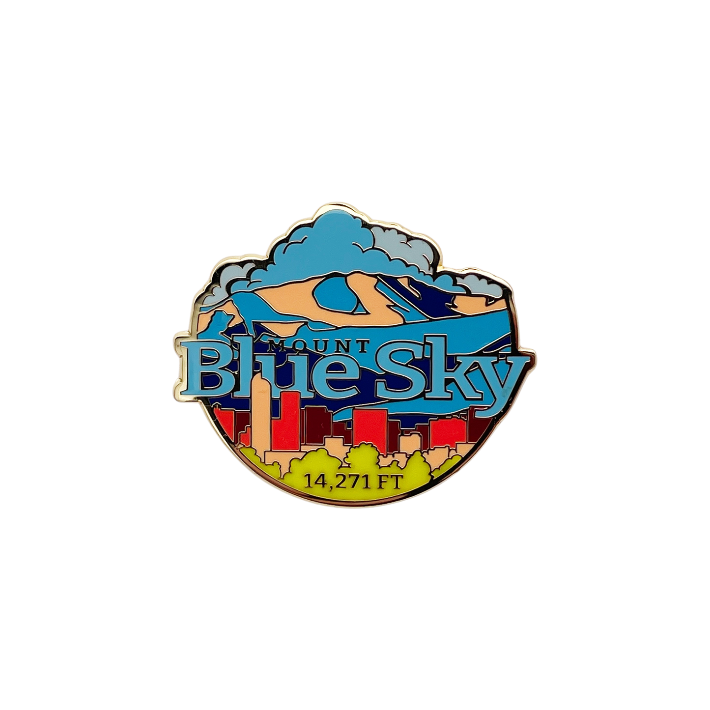Blue Sky Pin