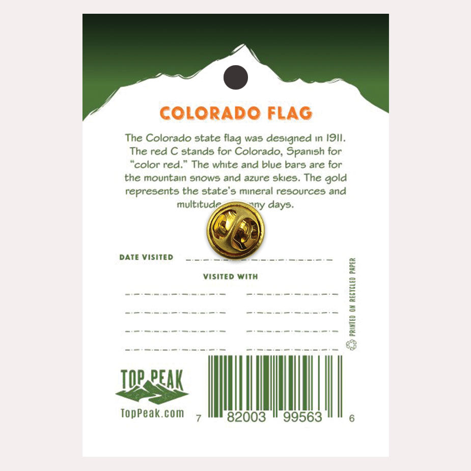 Colorado State Flag Pin