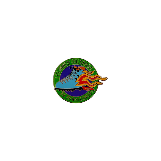 Flaming Boot Pin