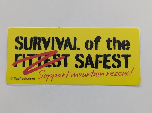 Survival of the Safest Sticker