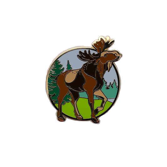 Adirondack Moose Pin