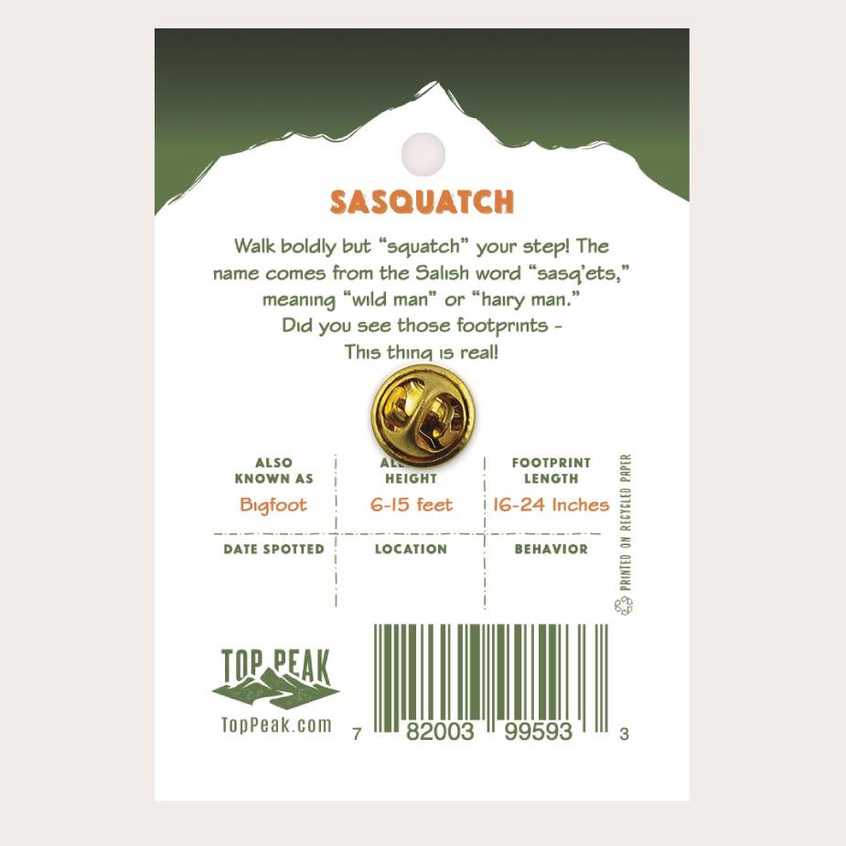 Sasquatch Pin