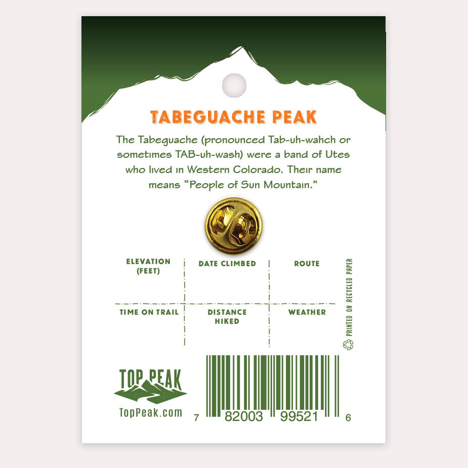 Tabeguache Peak Pin