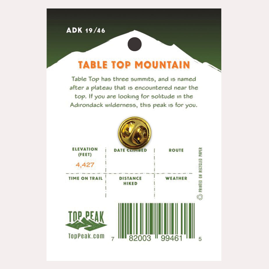 Table Top Mountain Pin