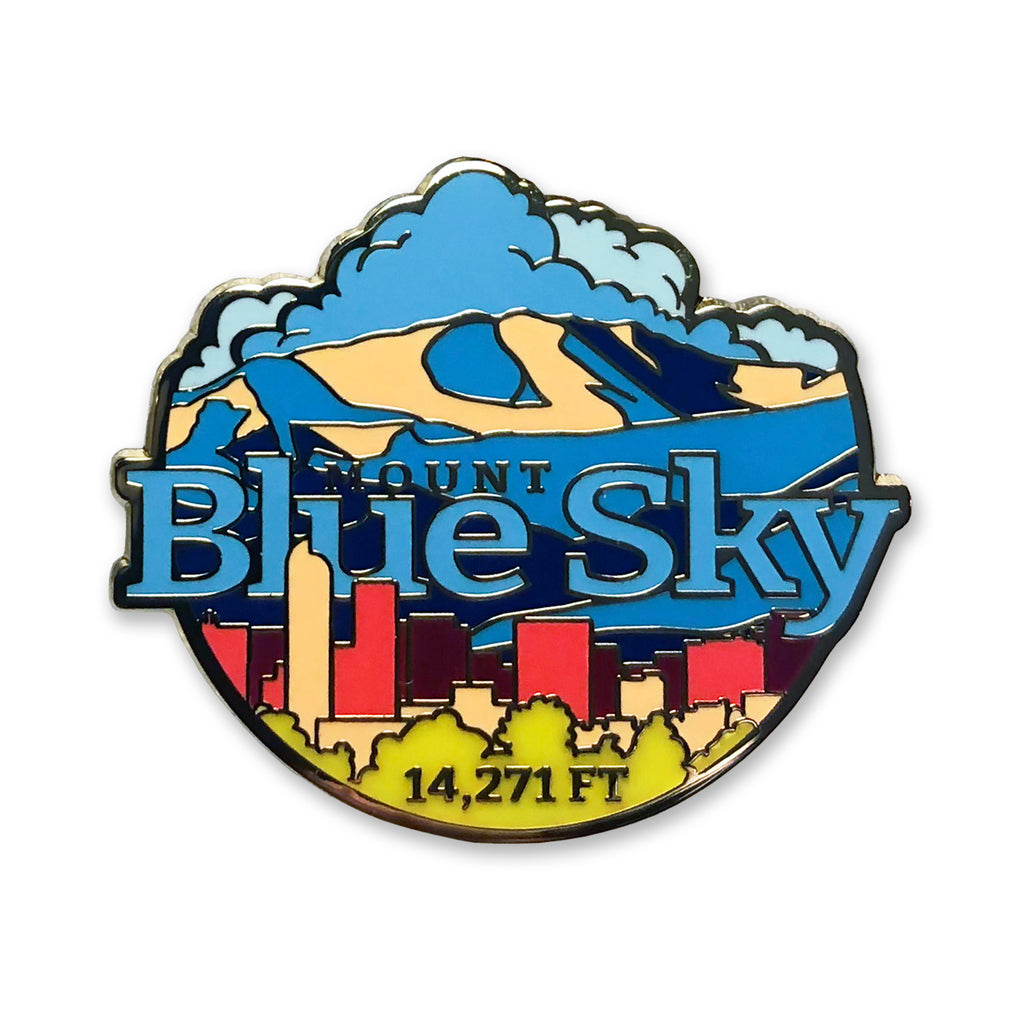 Mount Blue Sky pin
