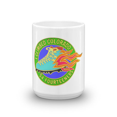 Image of I Climbed Colorado 54 Fourteeners Mug