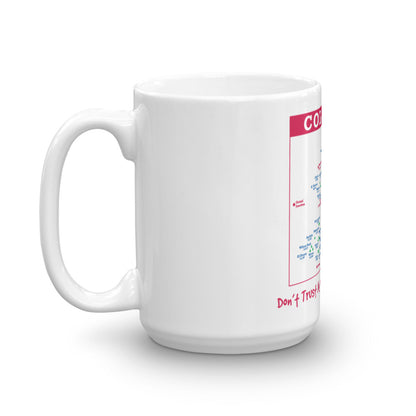 Colorado 14er Map Mug